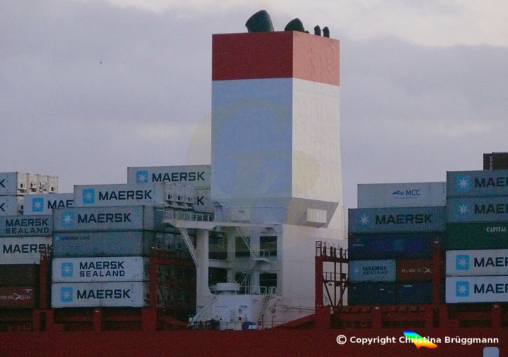 Containerschiff CAP SAN TAINARO, Scrubber