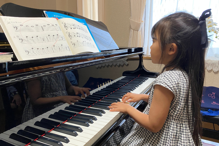 愛知県岡崎市のピアノ教室-yuri piano studio こどものレッスン 集中力
