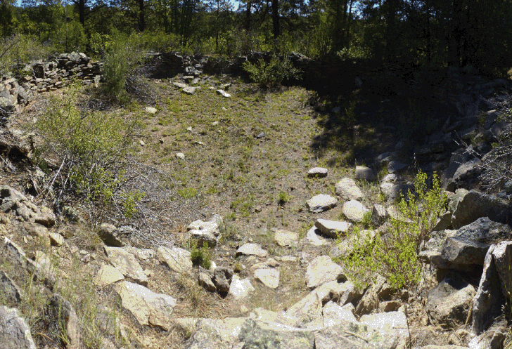 A large kiva at Tovakwa