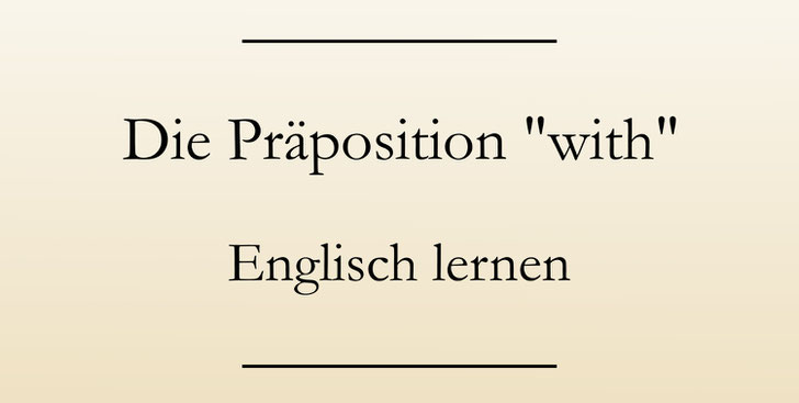 with englisch