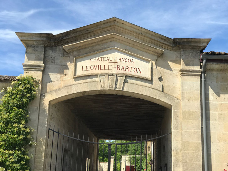 Chateau Langoa & Leoville Barton entrance, St Julien