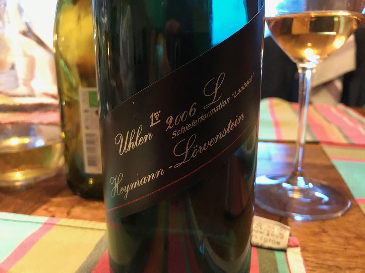 Dinner Tasting - Beautiful 2006 German Riesling