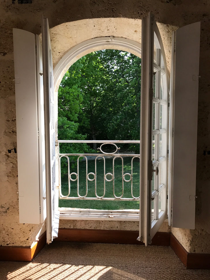 My bedroom window, Chateau Mauvesin