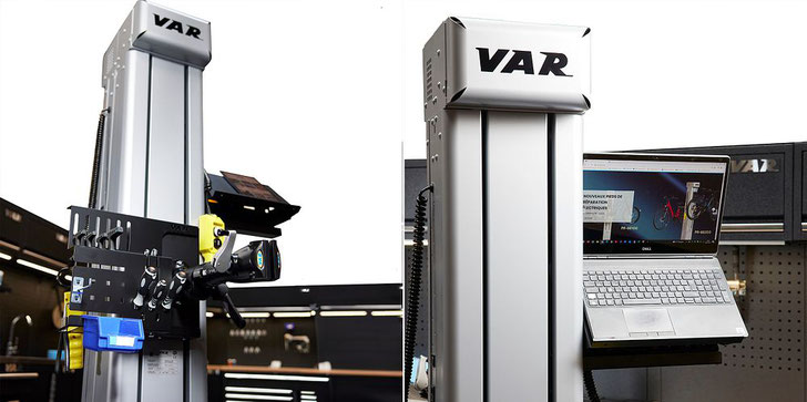 Werkzeughalter links und Computerhalter rechts