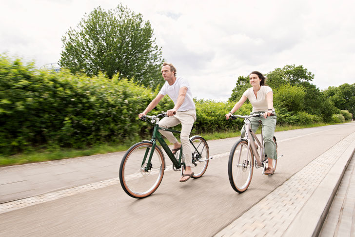 Der Heidelberger E-Bike-Hersteller Coboc präsentiert sein Merano als limitierte Sonderedition in Trapez- und Diamantrahmen © Christian Metzler