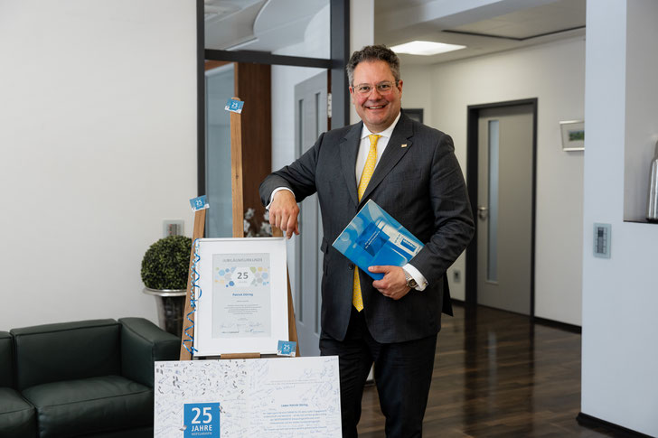 Vorstandsvorsitzender Patrick Döring blickt auf 25 Jahre bei der Wertgarantie Group zurück. Foto: Wertgarantie | Sebastian Krahforst