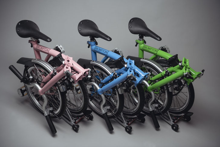 Brompton Archive Edition: Apple Green, Baby Pink and Arctic Blue