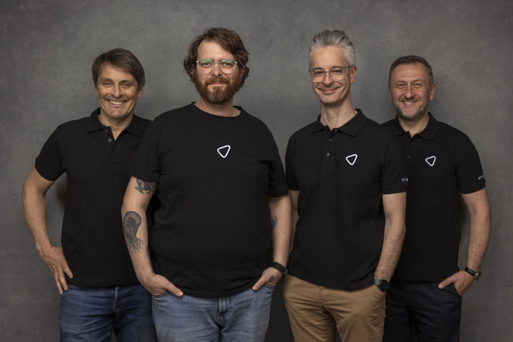 RTI Marketing Teamleiter_v.l.: Mathias Müller, Tim Weingarten, Christian Thill, Ewald Haaf