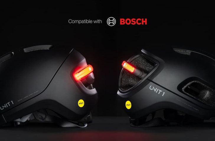 UNIT 1 wird erste Helmmarke mit nativer Integration in die Bosch eBike Live Data Interface © Unit1