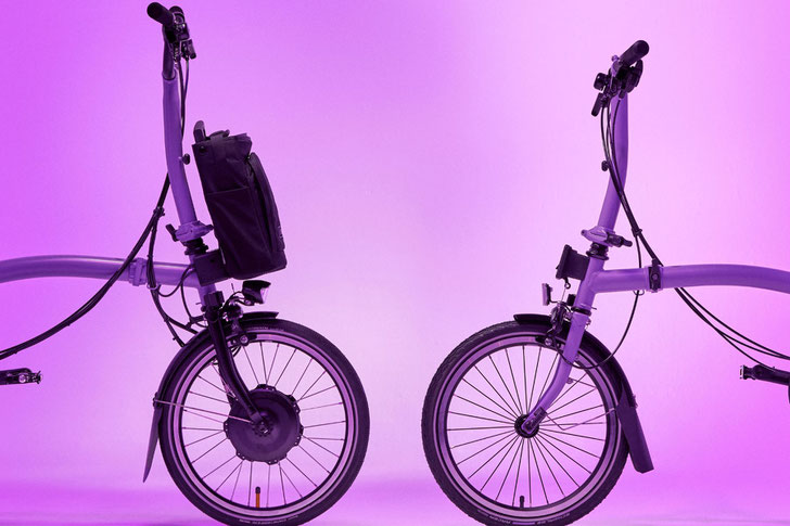 Brompton P Line und C Line in der Farbe Pop Lilac ©Brompton