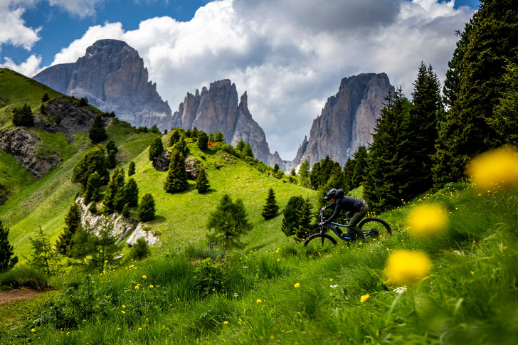 Bike District Val di Fassa ist einer von drei Neuzugängen im Gravity Card Universum 2024. ©Sven Martin