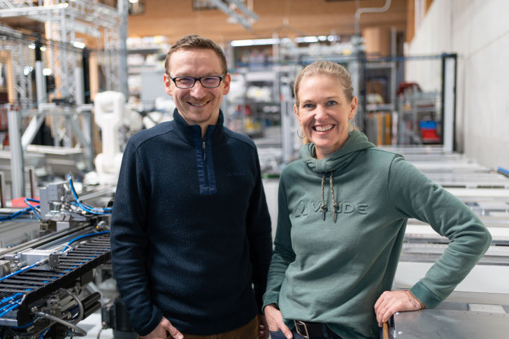 Manufaktur Antje-von-Dewitz und Philipp-Schwarz ©Vaude