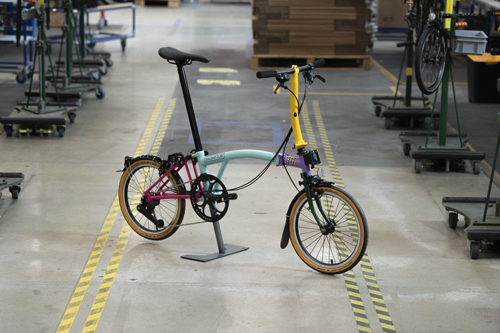 Brompton hat dank Low-Carbon-Aluminium von Hydro die erste vollständig recycelte Fahrradfelge der Welt entwickelt. ©Brompton