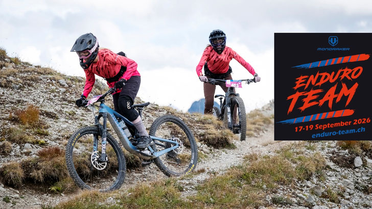 MONDRAKER ENDURO TEAM in Davos lanciert Kategorie 99+, anmelden ab 16. Dezember