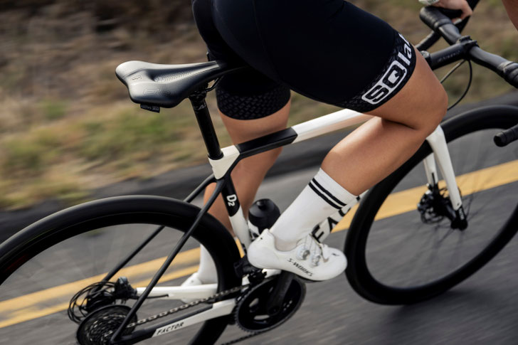 Der SQlab 612 ERGOWAVE® active 2.1 fokussiert sich auf Performance. ©SQlab