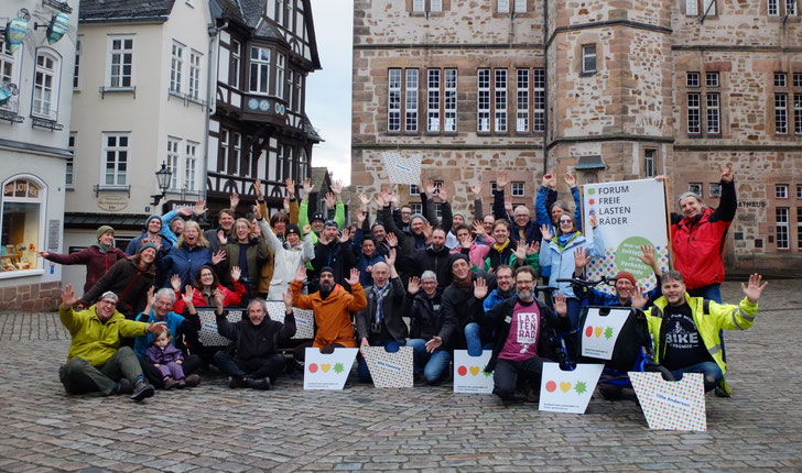 Forum Freie Lastenräder Gruppenfoto ©Verband Freie Lastenräder