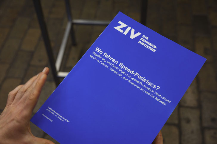 ZIV-Studie „Wo fahren Speed-Pedelecs?" - Studientitel ©ZIV