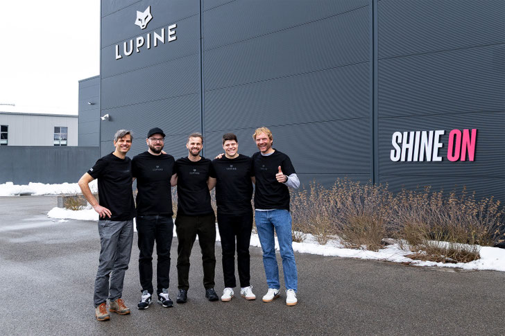 Neues Lupine-Führungs-Team: Dr. Erik Forster, Holger Dassler, Lukas Schubert, Felix Rucker, Benedikt Böhm (von links nach rechts). Foto: Lupine