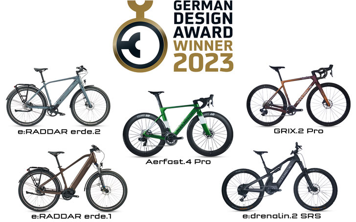 Grandioser 5-fach-Erfolg für STORCK Bicycle beim German Design Award 2023: Markus Storck erreicht magische Zahl von 100 Auszeichnungen für Design
