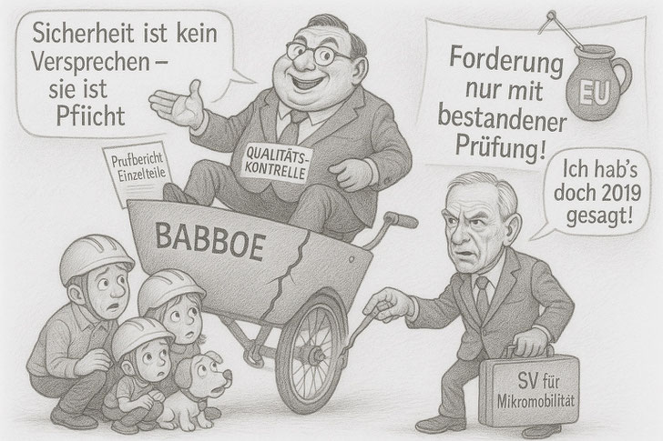 Babboe-Skandal zeigt drastisch: Wer nicht das verwendungsfertige Produkt testet, muss mit den Folgen leben ©velotech.de