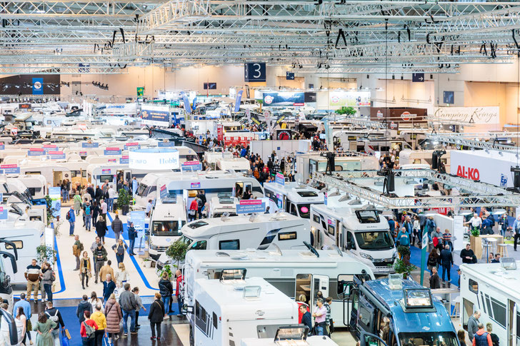 28. Februar bis 3. März Messe Reise + Camping und Fahrrad Essen ©Messe Essen