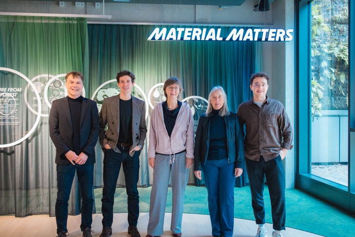 Stefan Hörmann (COO, Fair Rubber Association), Felix Jahn (Head of CSR, Schwalbe) Gudrun Schlöpker (Projectmanager, Fair Rubber Association), Wera Tschekorsky Orloff (Fair Rubber Association) and Jens Timmerbeil (CSR Manager, Schwalbe).
