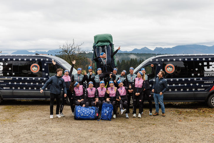 deuter ist offizieller Ausrüster des US-Biathlon-Verbands für Rucksäcke und Reisetaschen ©deuter