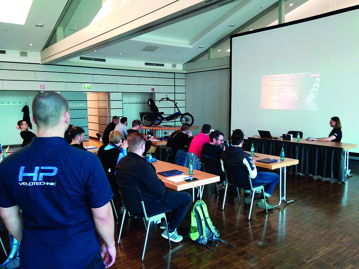 HP VELOTECHNIK bittet 2026 wieder zu einer zweitägigen Händlerschulung. Die Gäste kommen aus der ganzen Republik sowie dem angrenzenden europäischen Ausland. ©HP VELOTECHNIK