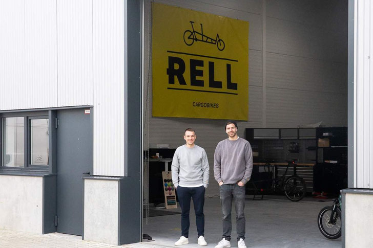 Die Co-Gründer von Rell: li. TILL WILCZKOWSKI,  re. RENKE HAVERICH ©rell-cargobikes.de