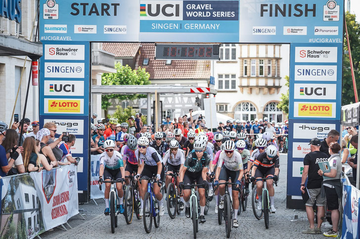 Start zum UCI Gravel World Series - SchwörerHaus Hegaugravel © sportograf.de
