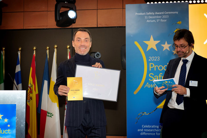 PUKY gewinnt mit EIGHTSHOT den EU Product Safety Award in Gold ©Puky