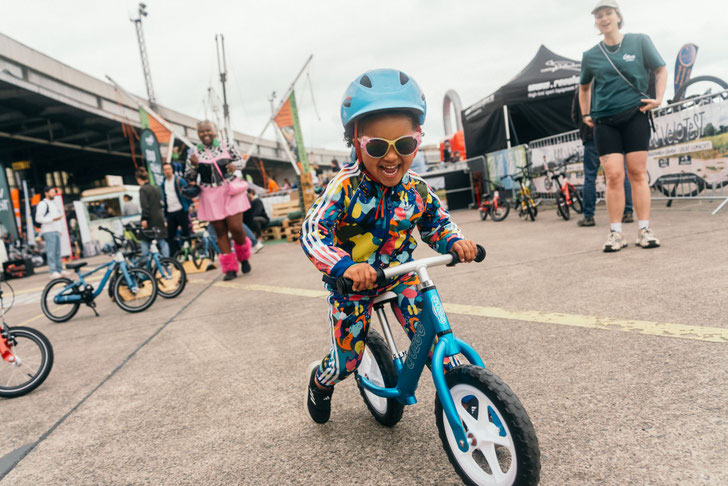 Kids auf der VeloBerlin 2025 ©Stefan Hähnel