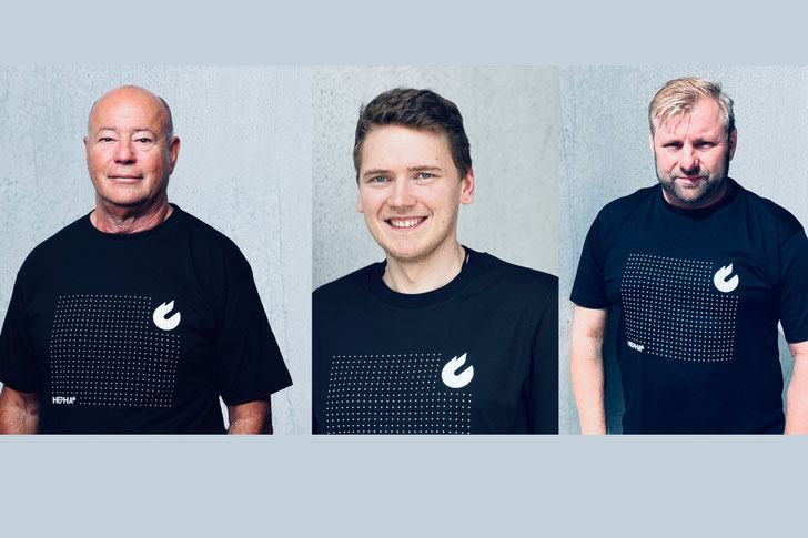Wolfgang Wappenschmidt, Davin Turner, Mario Drechsel: Neu im Team von Hepha