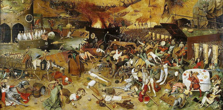 " Le Triomphe de la Mort" par Pieter Brueghel l'Ancien, 1562