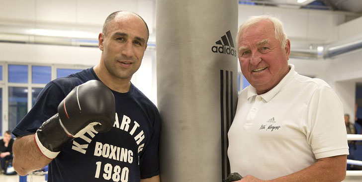 Arthur Abraham und sein Trainer Ulli Wegner