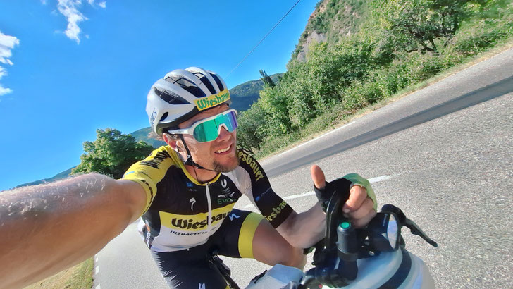 Christoph zuletzt am Tourmalet (Copyright: Christoph Strasser)
