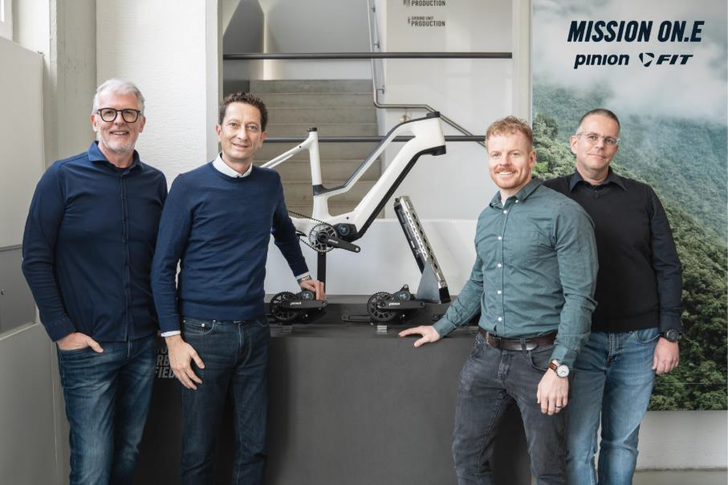 Von links nach rechts: Thomas Raith, Chief Sales Officer; Dr.-Ing. Fouad Bennini, Chief Executive Of-ficer; Manuel Bracher, Interim Chief Technology Officer, Heiko Schorr, Chief Financial Officer.