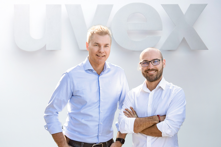 uvex sports group: Patrick Hebling (links), Patrick Angeletti (rechts)