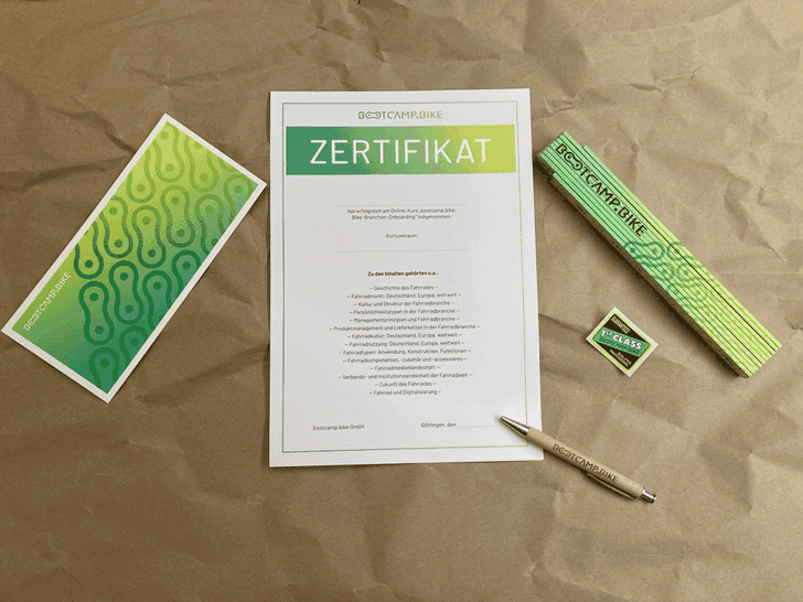 Zertifikat bootcamp.bike ©