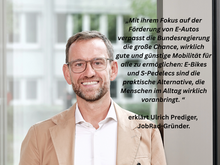 Ulrich Prediger, Gründer von JobRad ©Sebastian Heise