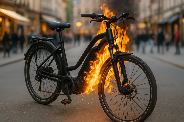 Symbolbild: Sicherheitsrisiken zeigen die Notwendigkeit der Prüfung des gesamten Pedelec-Fahrzeugs ©www.velotech.de
