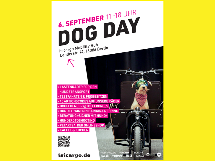 1. Cargobike DOG DAY Berlin: Premiere für Hund und Lastenrad am 6. September 2025