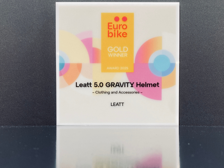 Der Leatt 5.0 Gravity Helm wurde mit dem Eurobike Gold Award ausgezeichnet ©Leatt