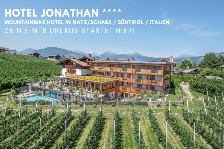 MTB-Urlaub mit Herz: Hotel Jonathan in Natz/Schabs – Südtiroler Bike-Kompetenz auf 890 Metern ©MTS Austria