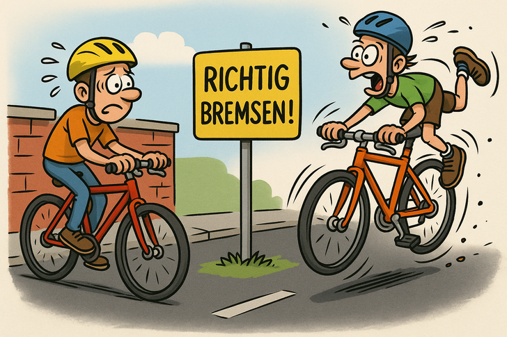 Fahrradbremsen: Zwischen Unter- und Überbremsung ©www.velotech.de