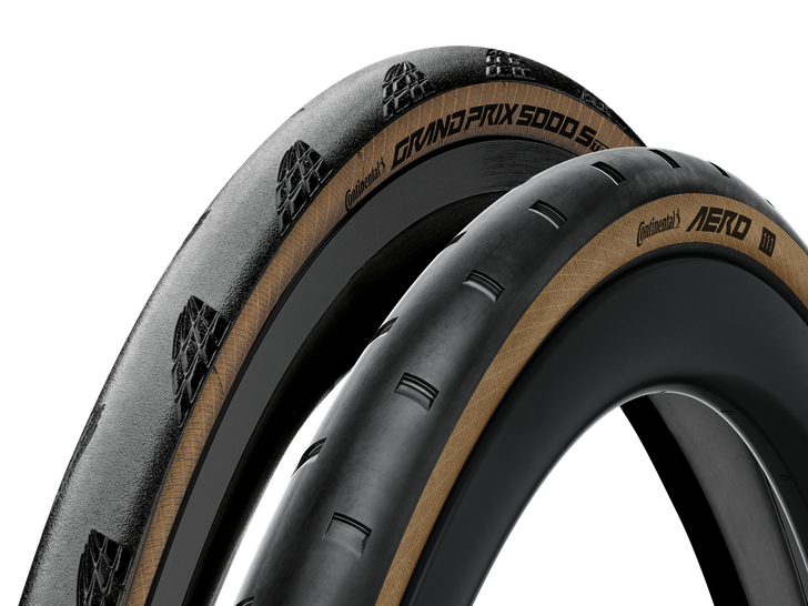 Continental präsentiert die Tour de France Limited Edition 2026, ein exklusives Reifen-Set, das anlässlich des weltweit bedeutendsten Radrennens den aerodynamischen Aero 111 mit dem Grand Prix 5000 S TR kombiniert.©Continental