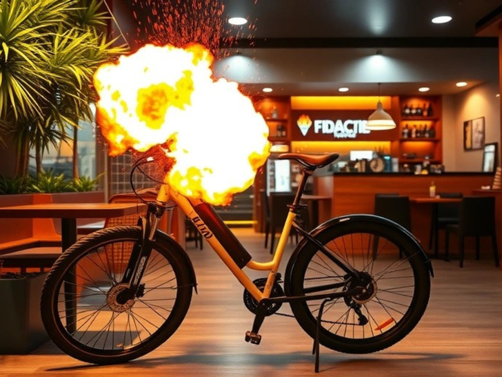 Explodierender Pedelec-Akku führt zu Todesfall in New York ©KI