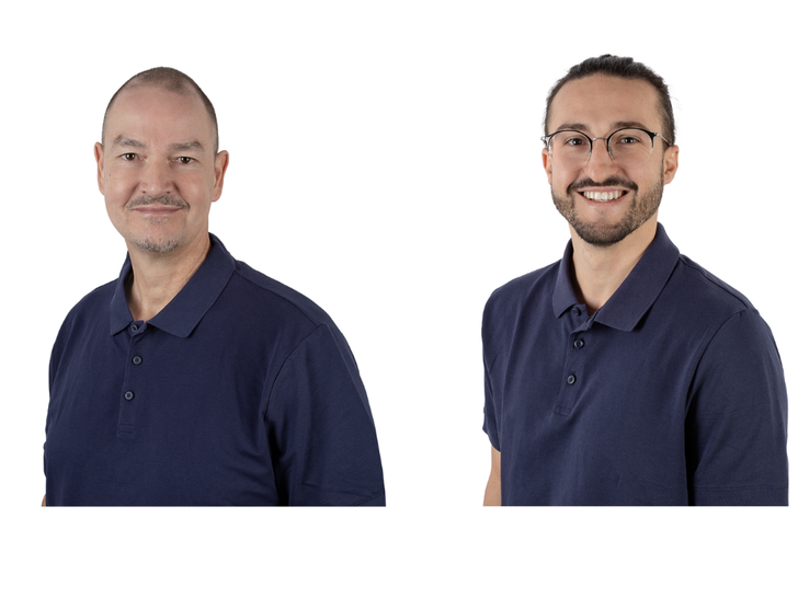Personalverstärkung bei Messingschlager: links Michael Hromada (Senior Product Manager), rechts Marcel Ade (E-Mobility Junior Konstrukteur und Produktmanager) ©