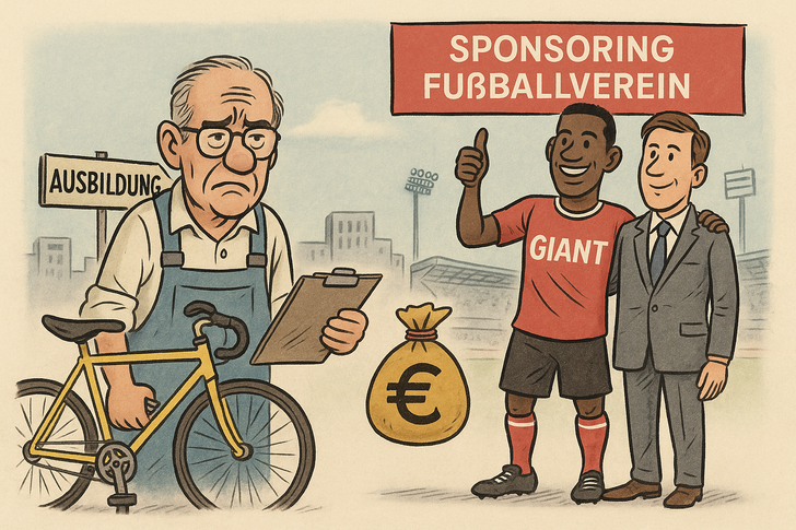 Fahrradbranche sponsert Fußball – aber wer sponsert die Ausbildung? ©velotech.de