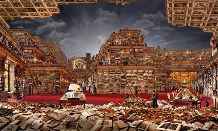 La bibliothèque idéale, Jean-François Rauzier